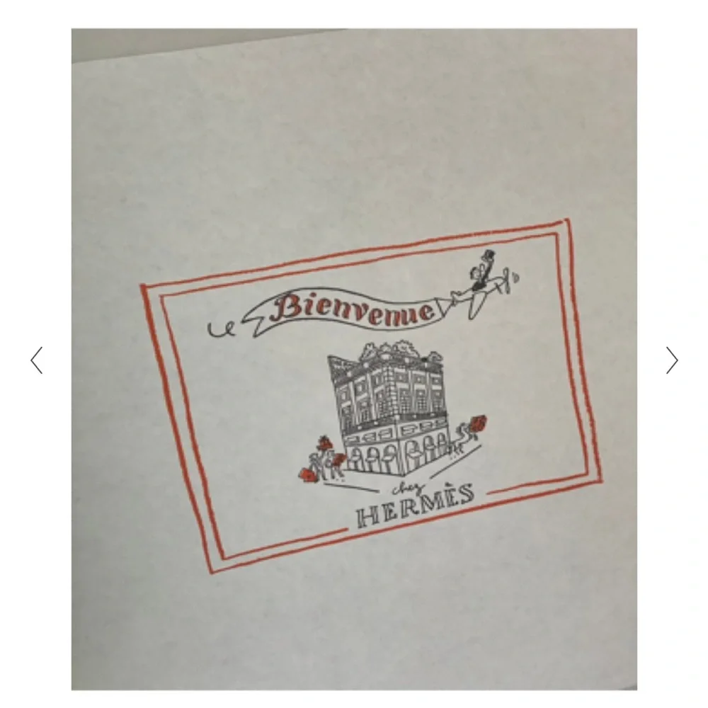 Hermes White box empty Gift Box package only